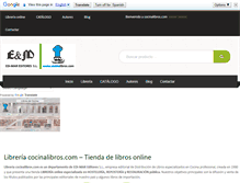 Tablet Screenshot of cocinalibros.com